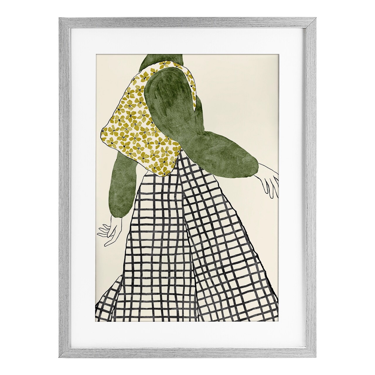 Stupell Industries Minimal Fashion Outfit Framed Print Under Glass, design by JJ Design House LLC